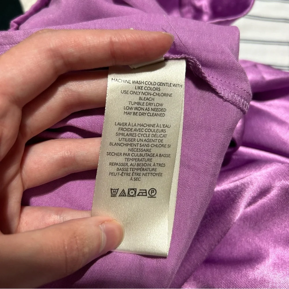 Free People Good Days Satin Trousers Purple Medium Festival Party Going Out